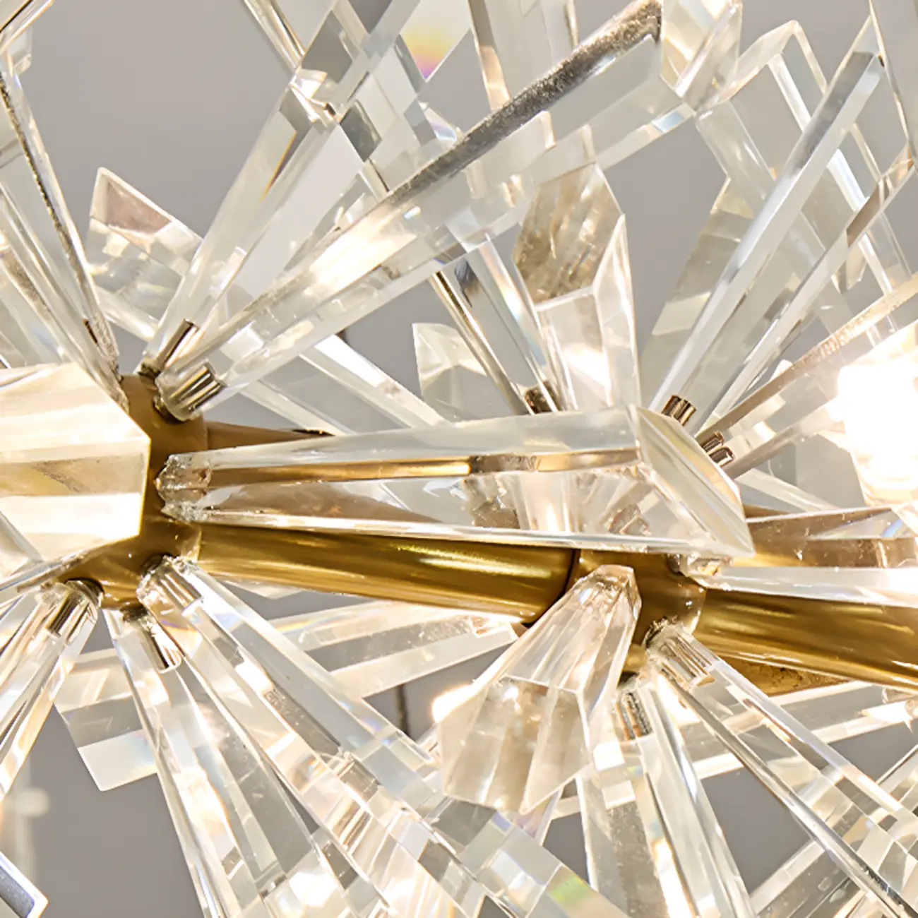 Modern Gold Crystal Garland Ambient Chandeliers
