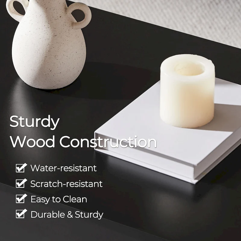 Yaheetech 47.5 Lift Top Coffee Table, Hidden Compartment/ Open Shelf