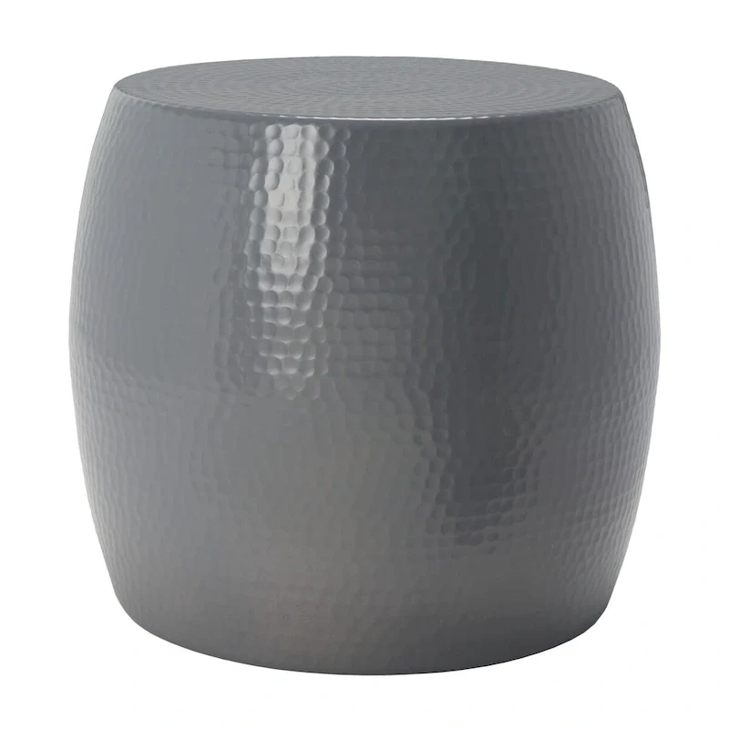 SAFAVIEH Helaine Silver Round Table - 15 W x 15 D x 16 H - 15Wx15Dx16H