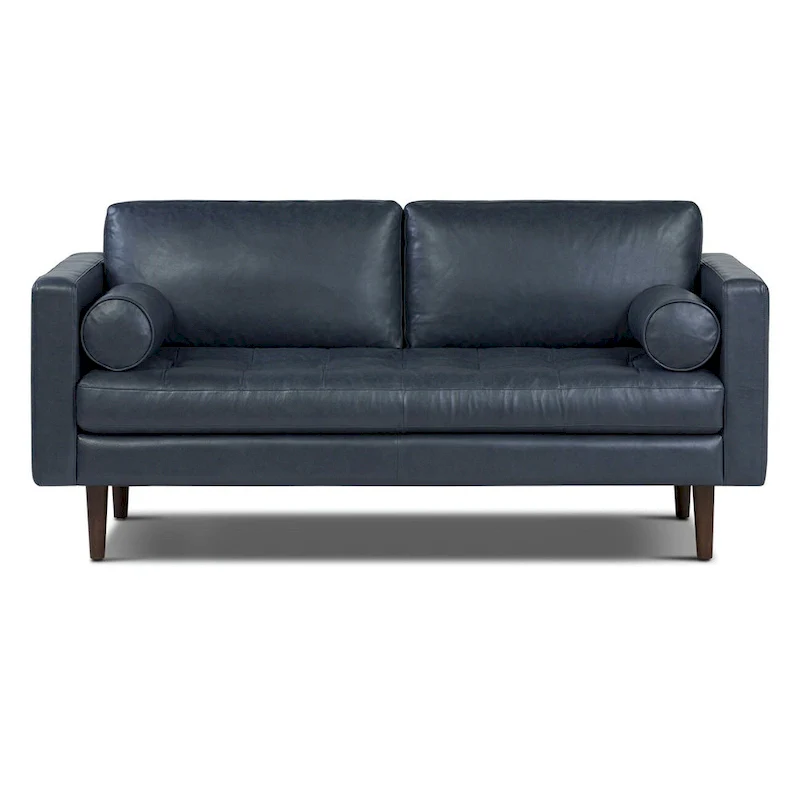 Poly & Bark Napa 72 Apartment Sofa - Full Grain Genuine Italian Leather