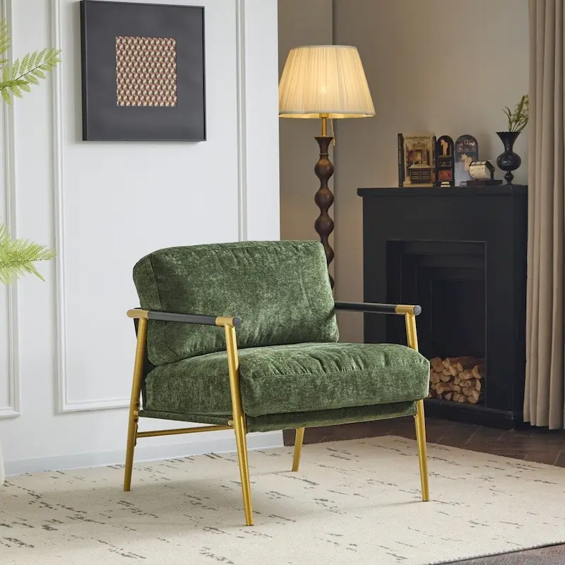 27.56 Modern Accent Chair with Plush Cushions