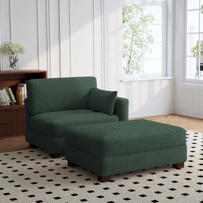 88 Convertible Larger Couch Modular Sectional Sofa Set