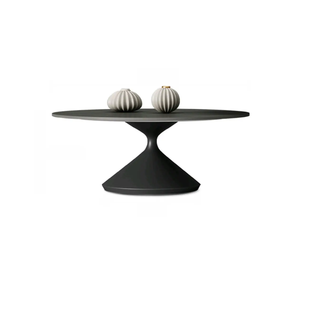 White Round Nesting Coffee Table with Modern Simple Style