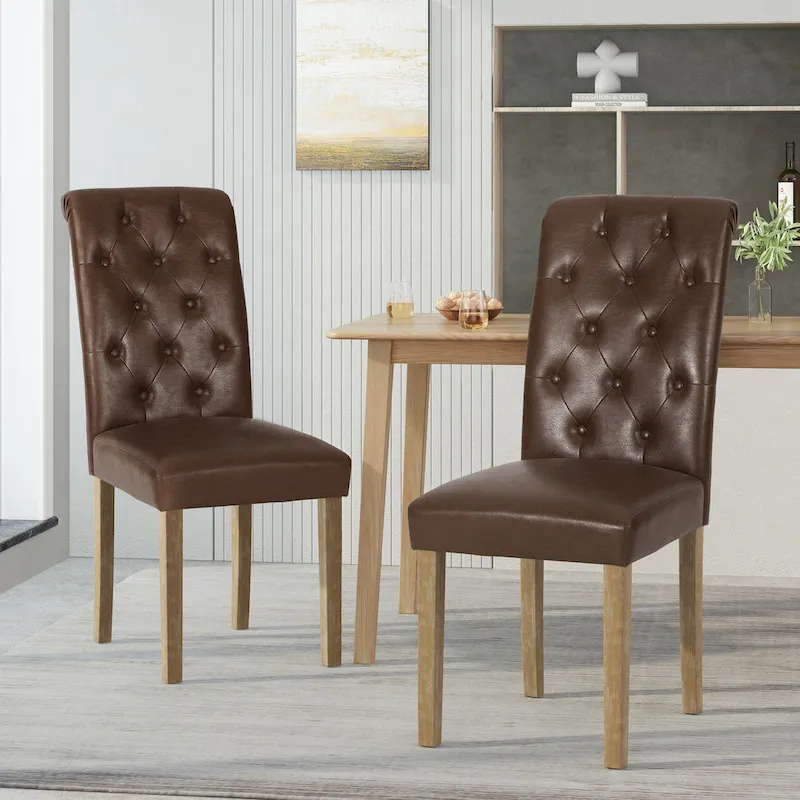 Aruda Upholstered Dining Chair (Set of 2) by Christopher Knight Home