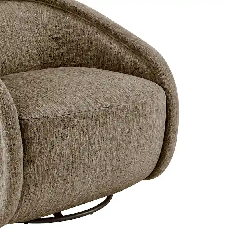 Margareth Fabric Swivel Accent Arm Chair