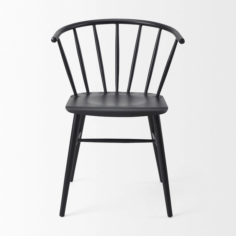Colin Black Metal Dining Chair - 21.2