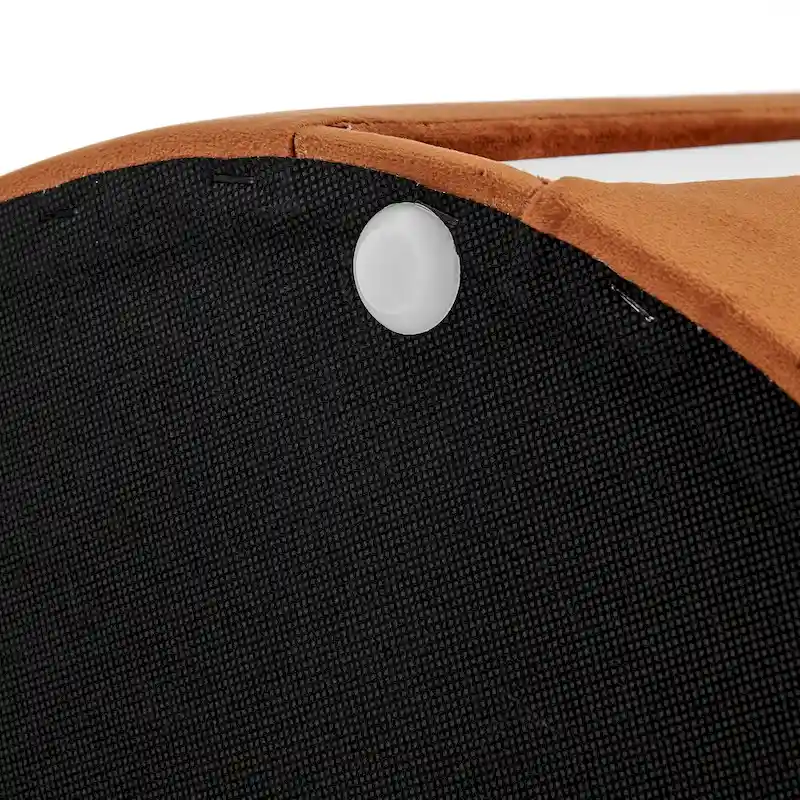 Vinda Velvet Fabric Ottoman