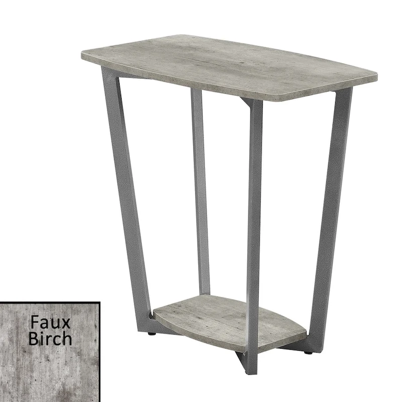 Convenience Concepts Graystone End Table with Shelf
