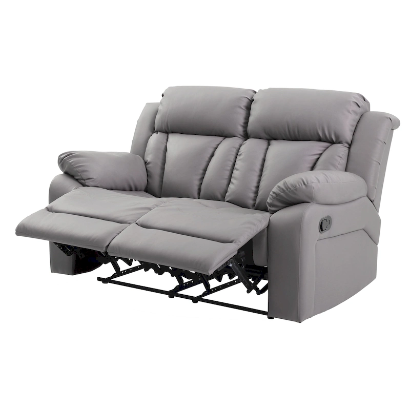 Daria Faux Leather Reclining Loveseat