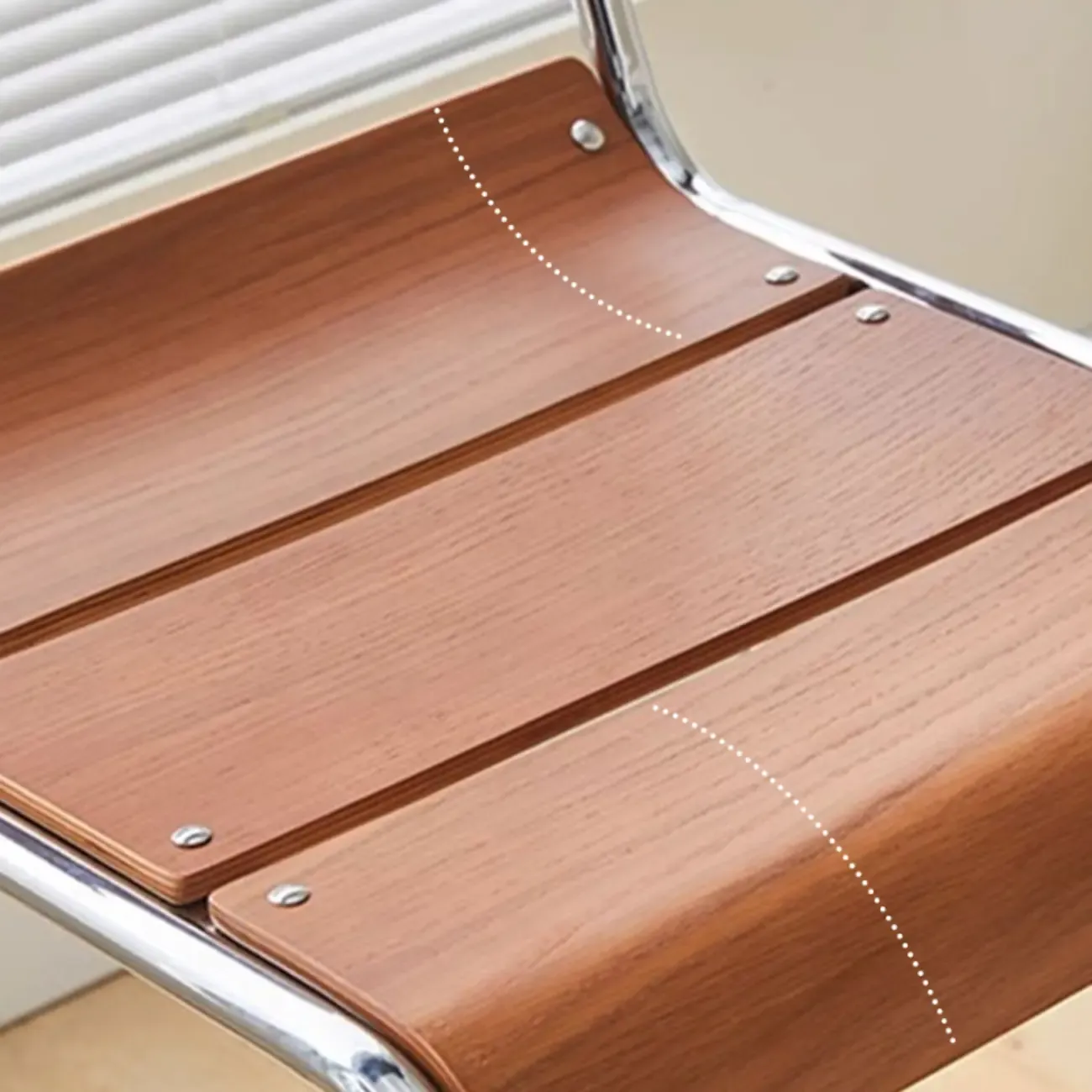 Industrial Brown Wood Rectangle Stackable Bar Stools with Back