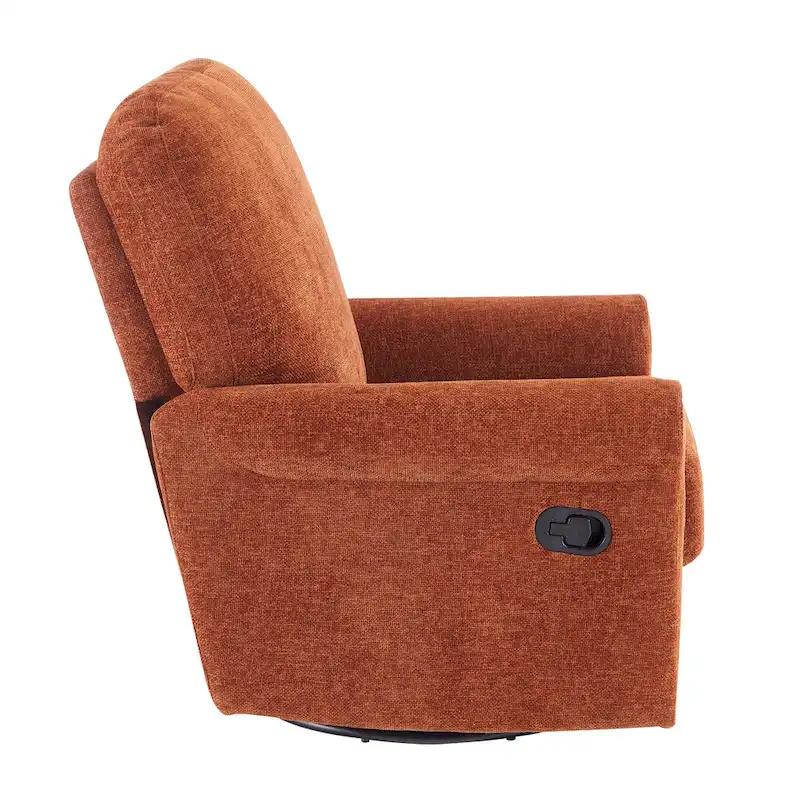 Heido 360 Degree Swivel Glider Manual Recliner Leisure Sofa Chair