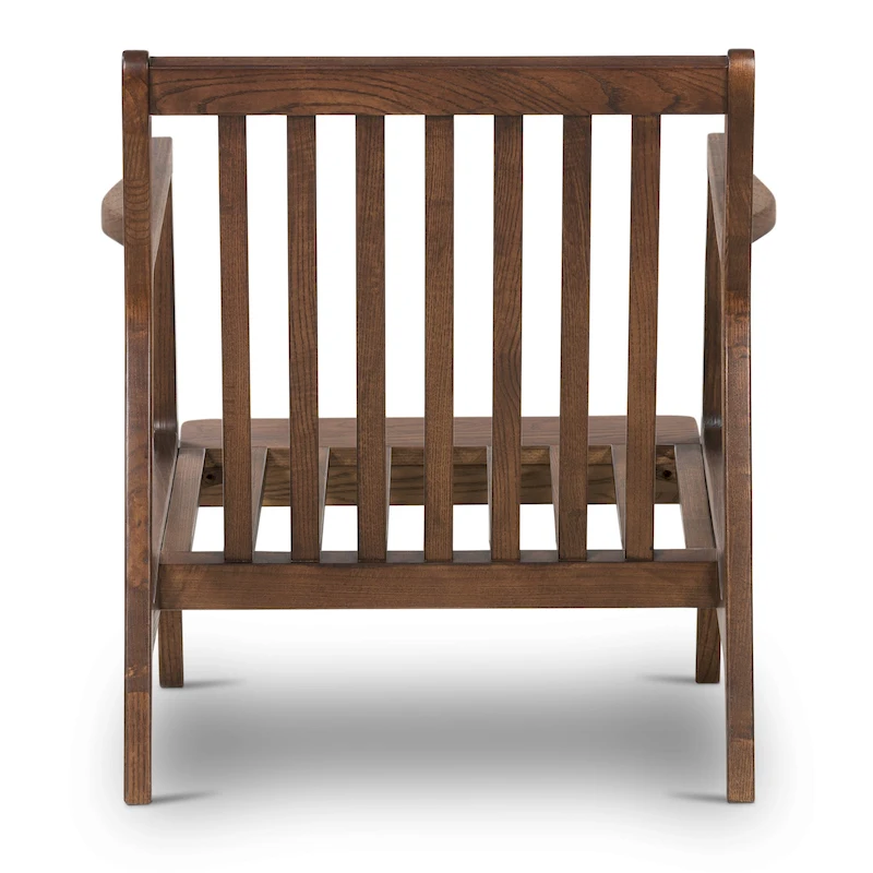 Poly & Bark Verity Leather Lounge Chair - Full Grain Genuine Italian Leather