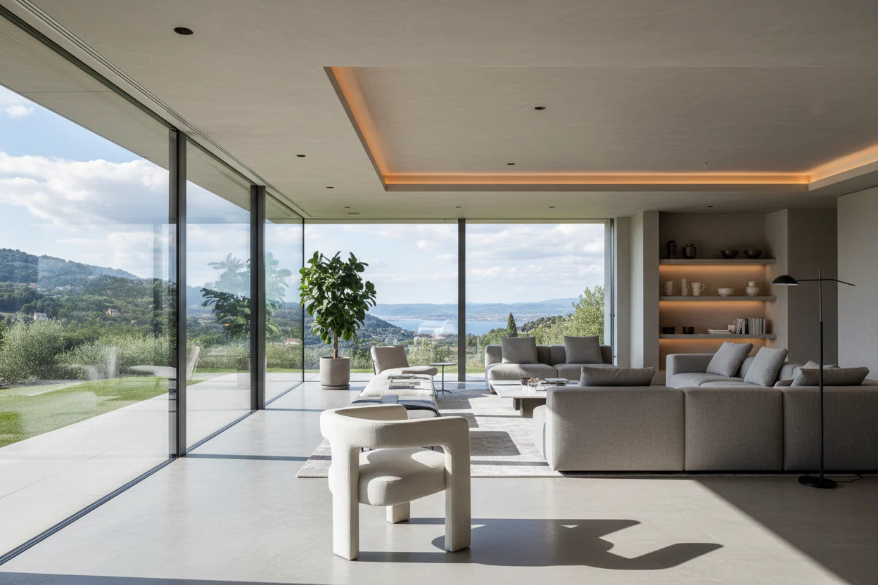 Side Dining Chair Set of 2, Textured Off White Boucle, Curved Back