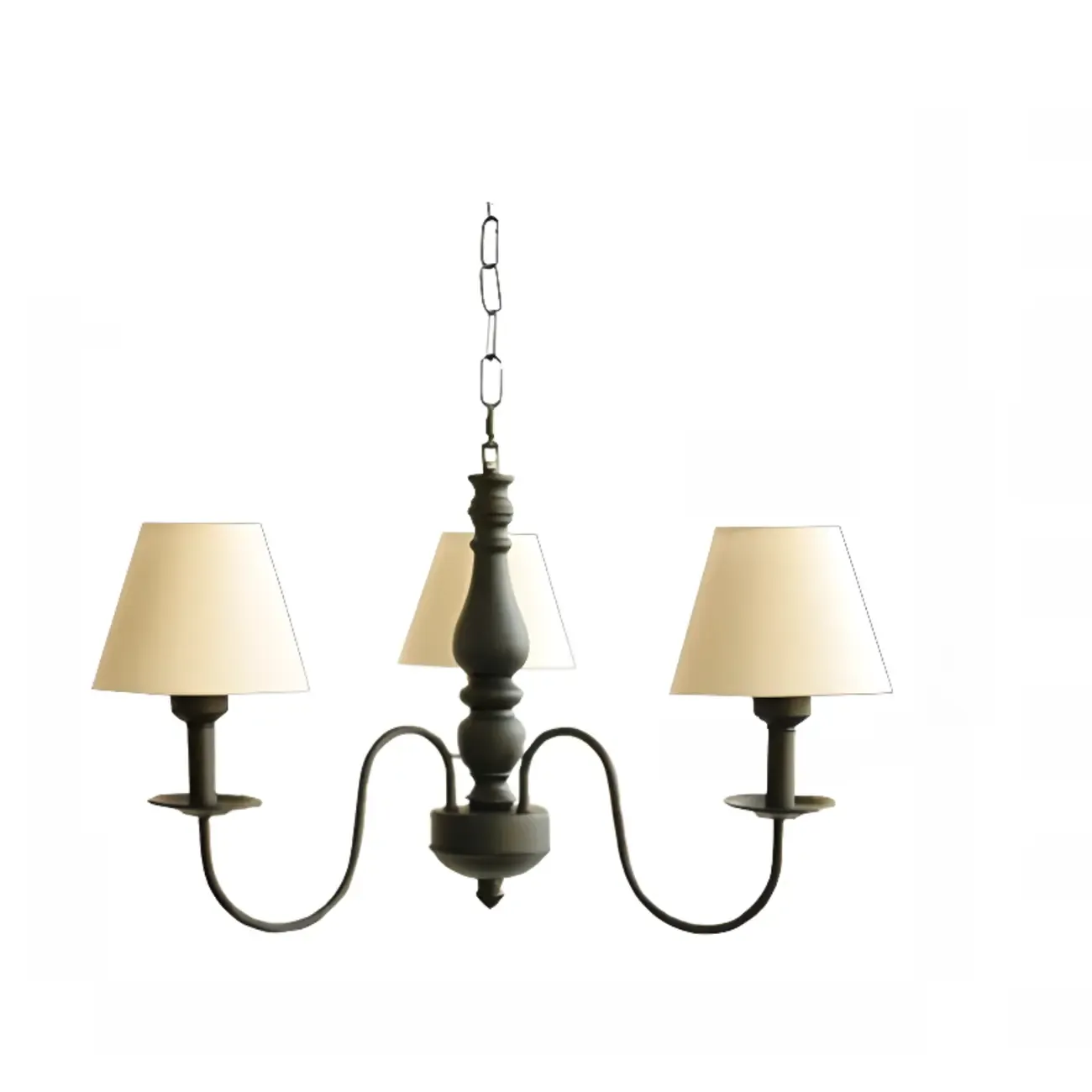 3-8 Lights Modern Classic Metal and Fabric Chandelier Light
