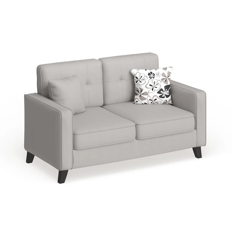 Mid-century Fabric Loveseat