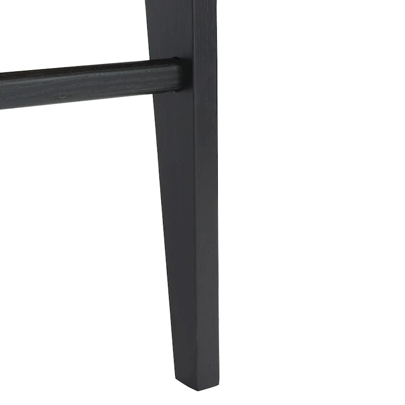 Woven Dining Chair Set of 2 - Natural Rattan Armless