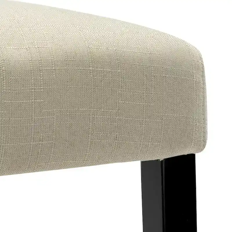 24 Inches Fabric Upholstered Nailhead Trim Counter Height Bar stools with Back Set of 2