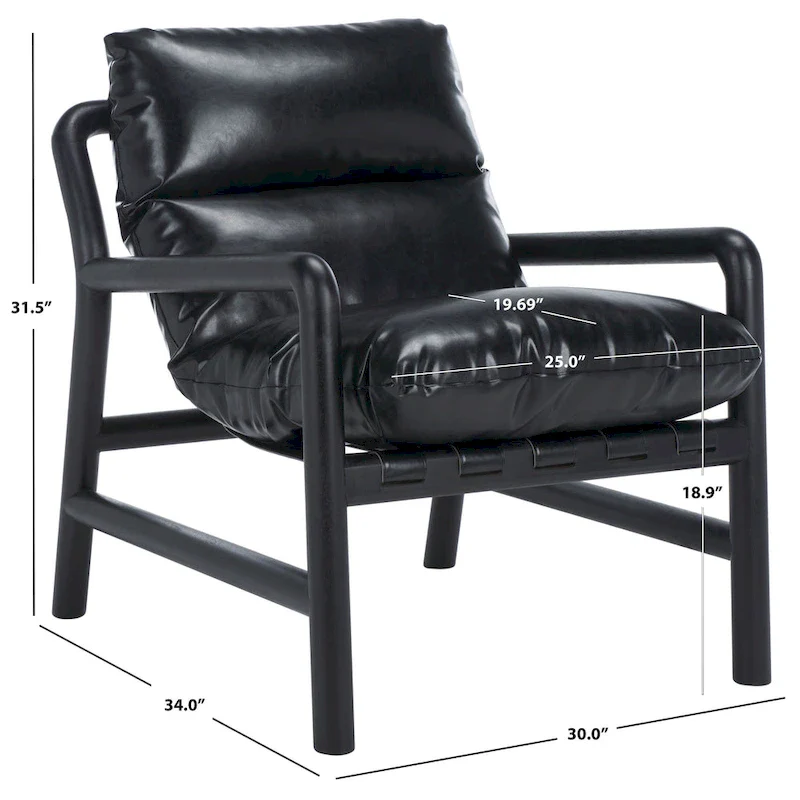 SAFAVIEH Home Claxon Accent Chair - 30W x 34D x 32H