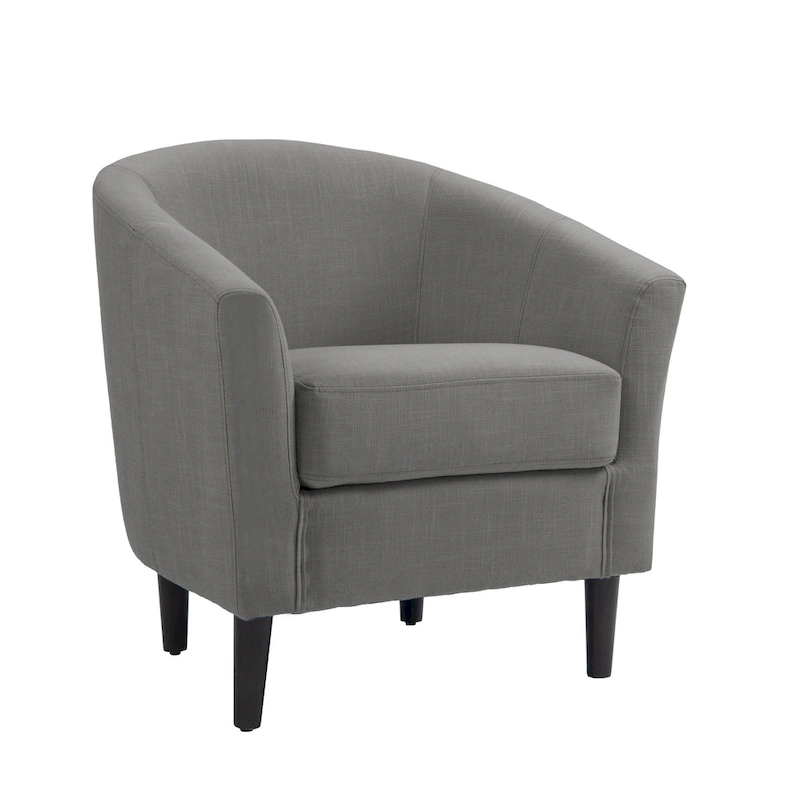Modern Barrel Accent Chairs Cozy Armchair Club Chair