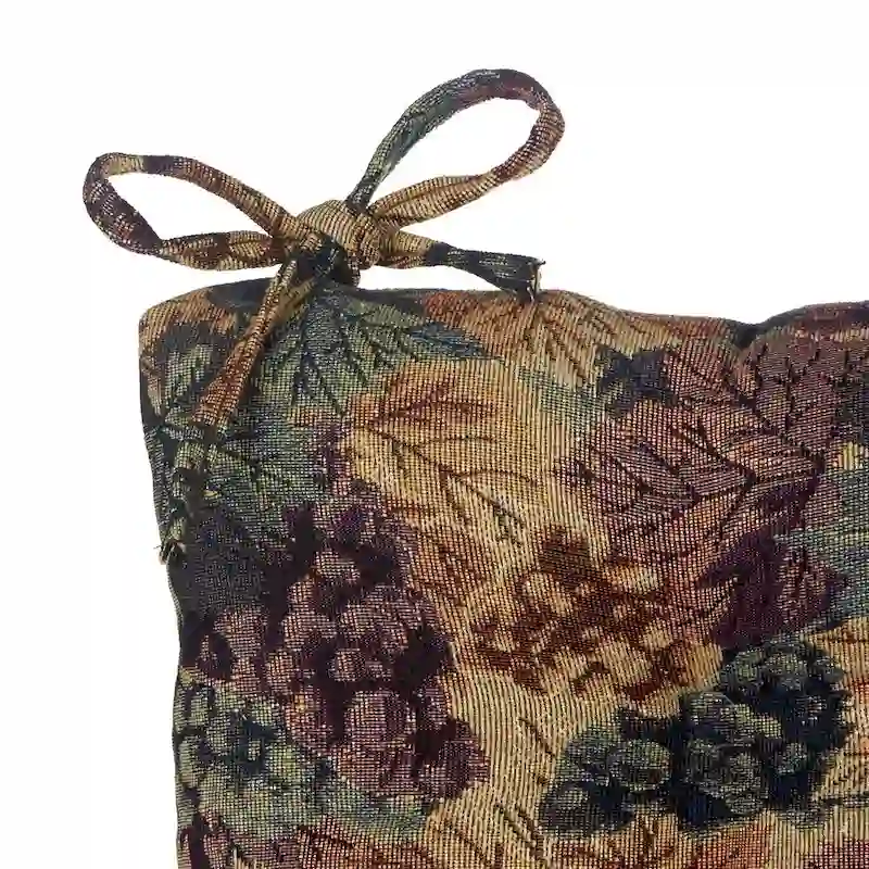 Gripper Jumbo Cabernet Rocking Chair Cushion Set