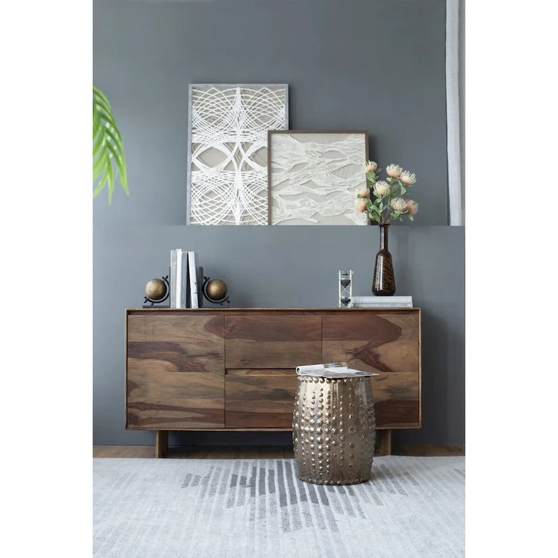 Weathered Style Ceramic Garden Stool - 18 - Bronze