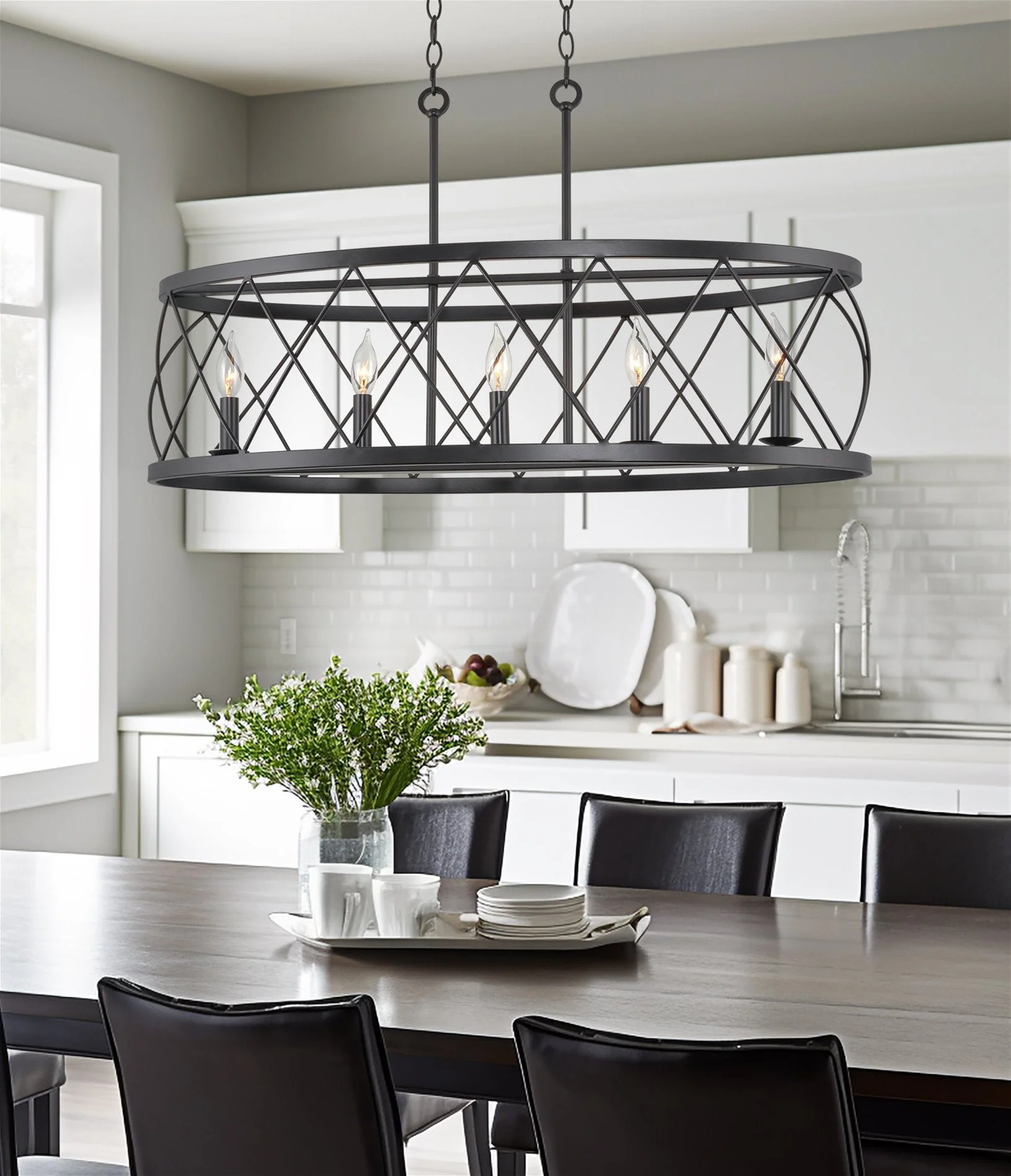 Eleanor 33 5-Light Traditional Kitchen Island Light