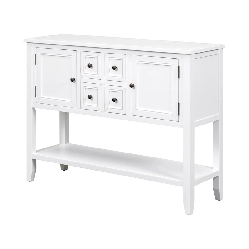 Buffet Sideboard Console Table with Bottom Shelf