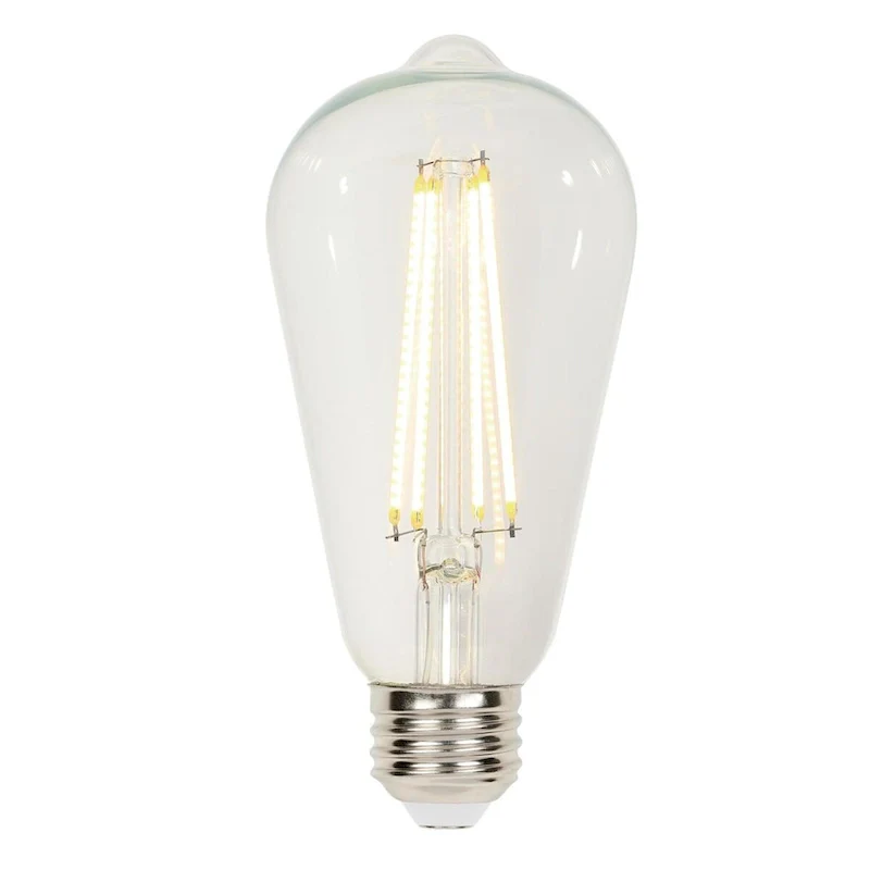 Westinghouse Lighting 6.5-Watt (60-Watt Equivalent) Clear ST20 Dimmable Filament LED Light Bulb, Medium Base