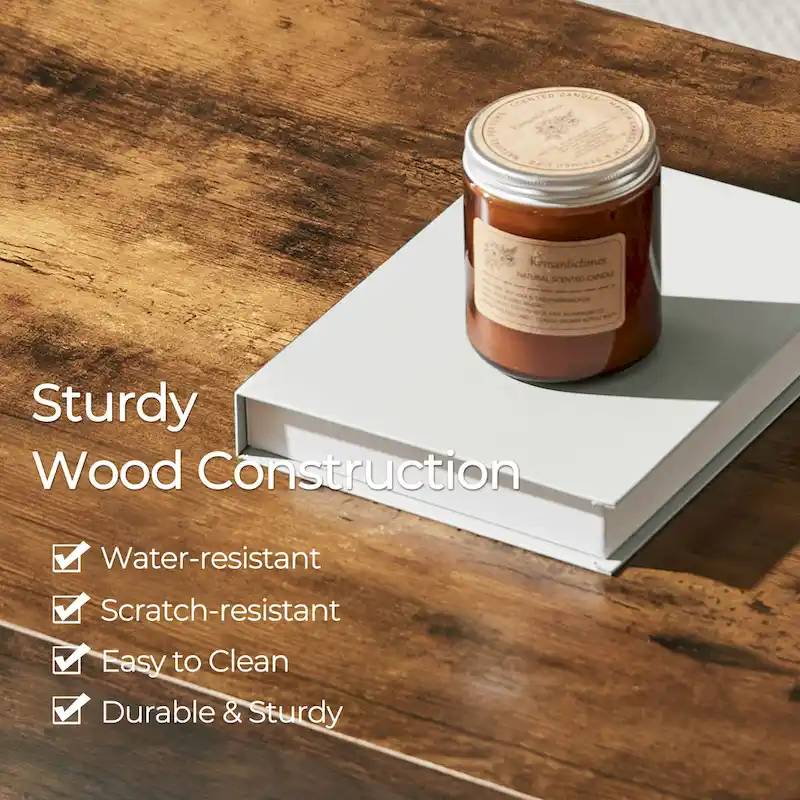 Yaheetech 47.5 Lift Top Coffee Table, Hidden Compartment/ Open Shelf