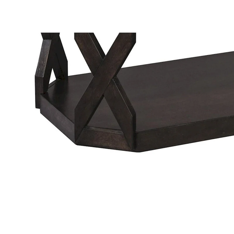 Faux Marble Table Set with 1 Coffee Table and 2 End Tables, Gray and Brown