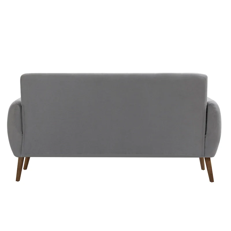 Two-Seater Sofa (Small), Fabric, Rubberwood
