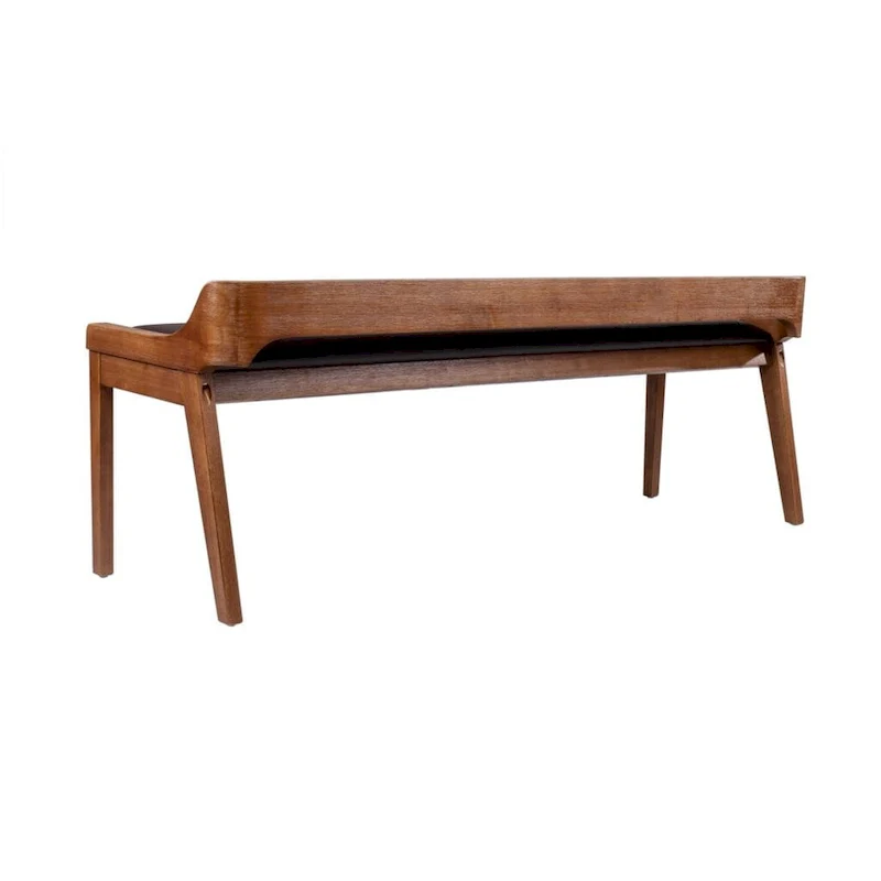 Rasmus Mid Century Wood Dining Bench