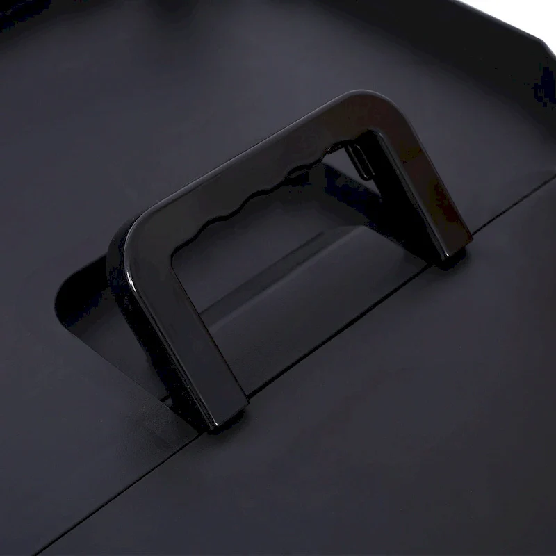 3-Tier Folding Collapsible Service Cart, 50 Lb Load Capacity per Shelf - 25.6Lx15.4Wx32.7H