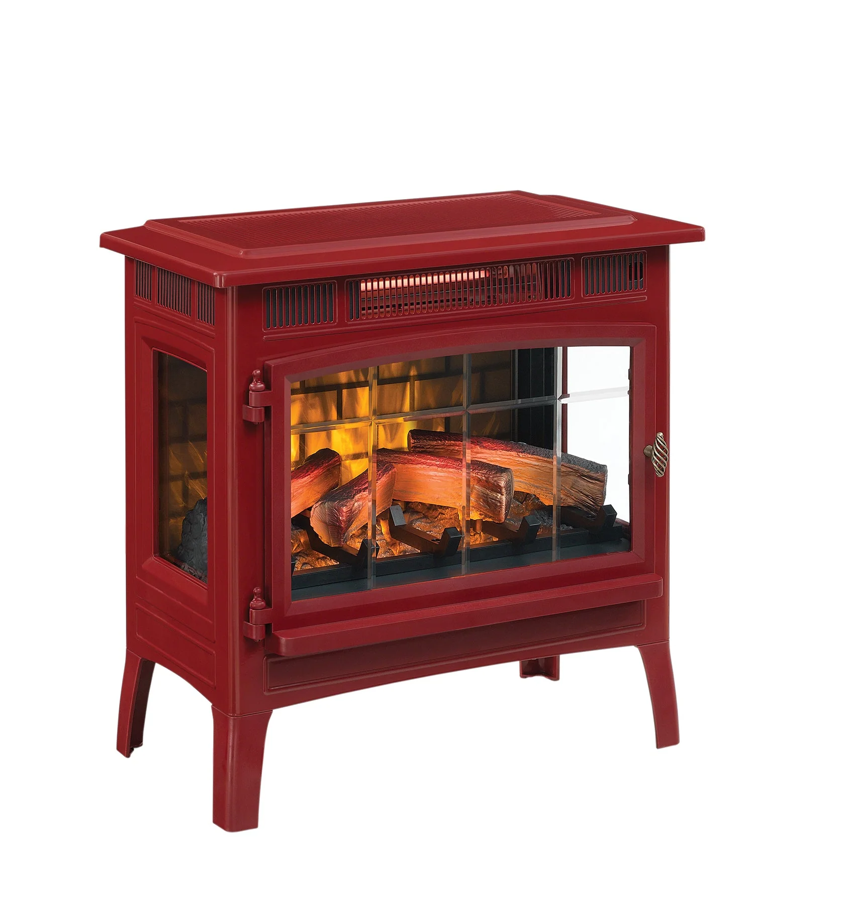 duraflame? Electric Infrared Fireplace Stove Heater with 3D Flame Effect