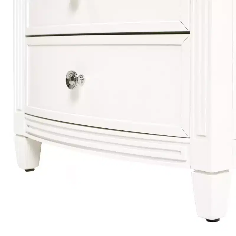 JTH LUXE Dauphin Gold Accent End Table