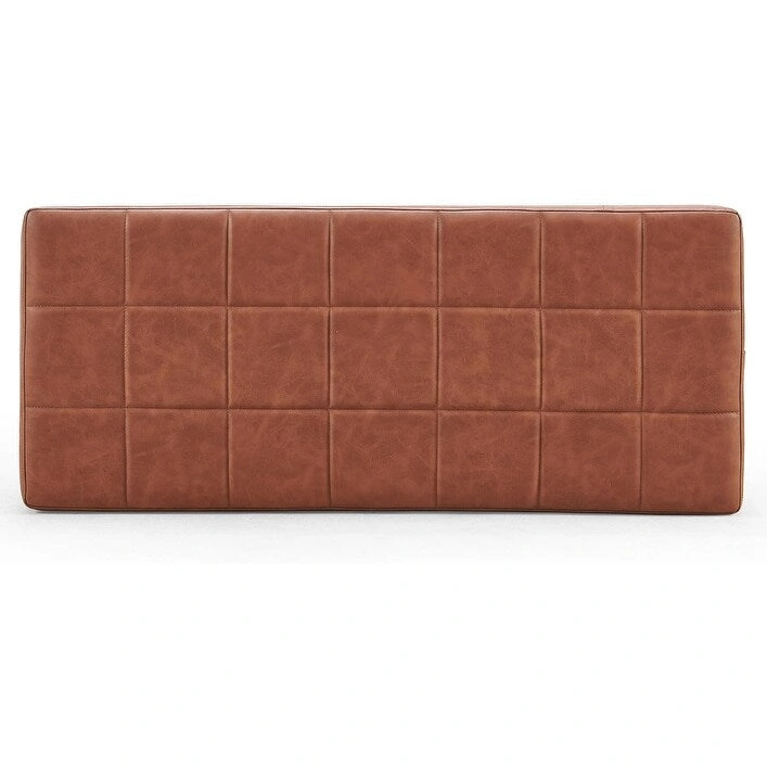 Howtai 36.6 Upholstered Leather PU Dining Bench