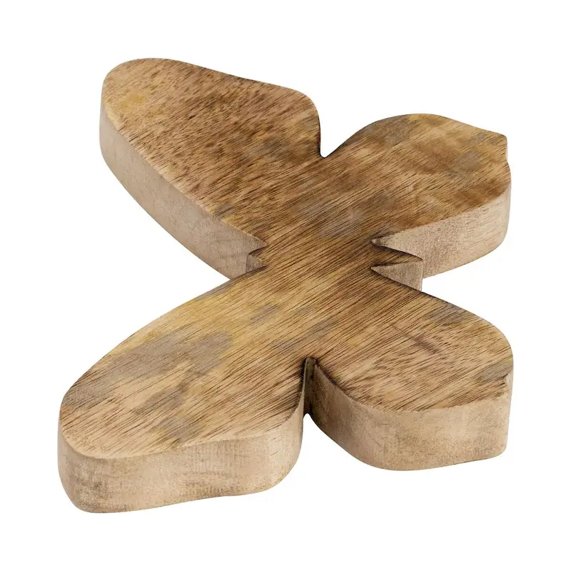 Sagebrook Home Wooden Butterfly Statue
