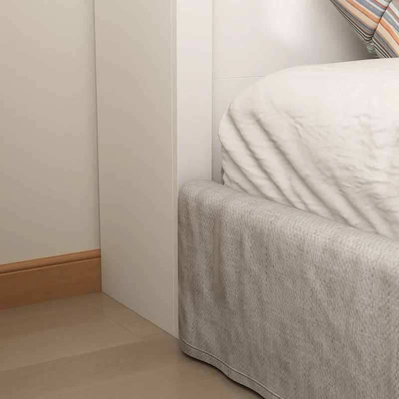 65 W Timechee Wooden Bookcase Headboard With Light