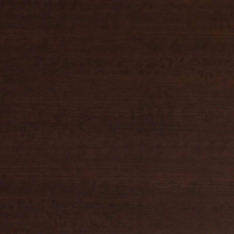 72W L Shaped Desk with Mobile File Cabinet - Mocha Cherry