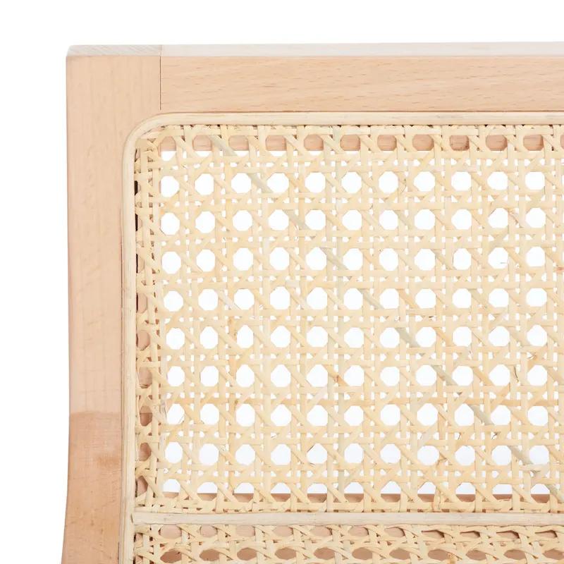 SAFAVIEH Carry Low Back Cane Counter Stool - 16 W x 19 D x 31 H - 16Wx19Dx31H