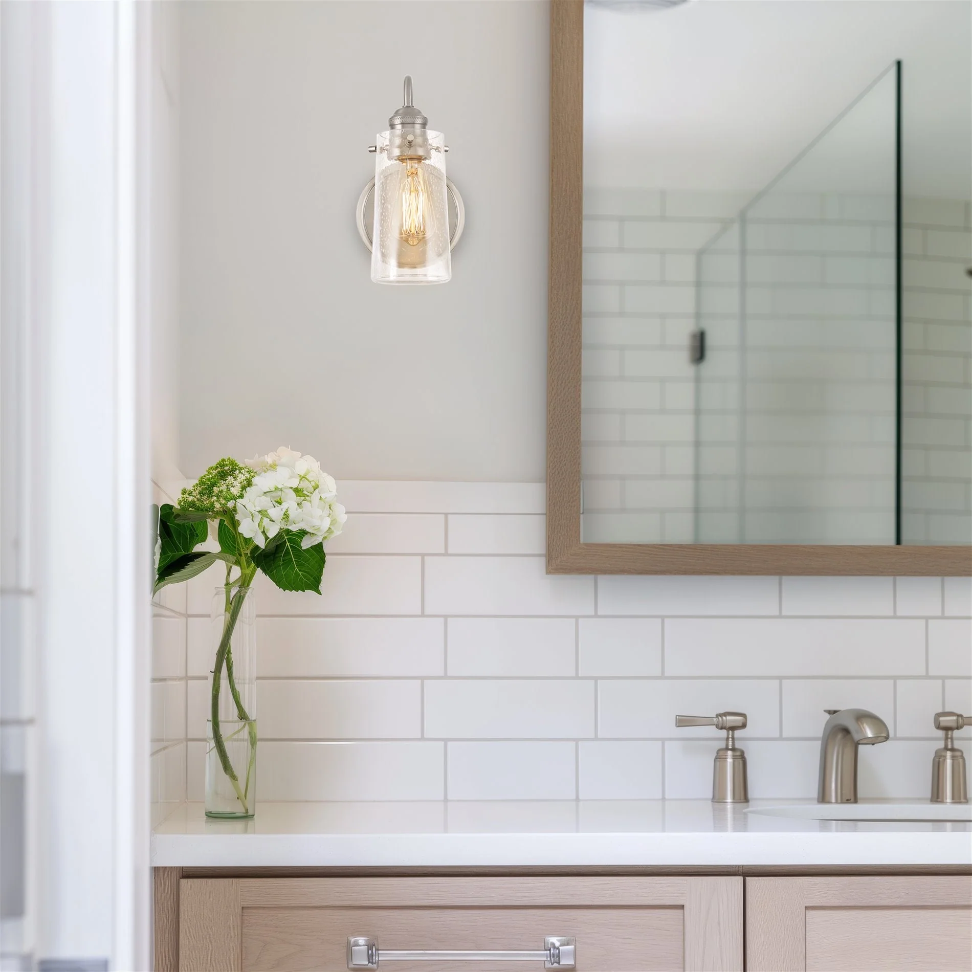 Rayne 10 Modern Farmhouse Gooseneck Bathroom / Vanity Wall Sconce