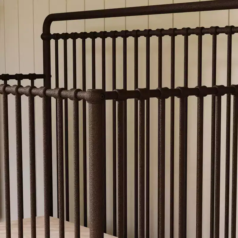 4-in-1 Convertible Metal Crib