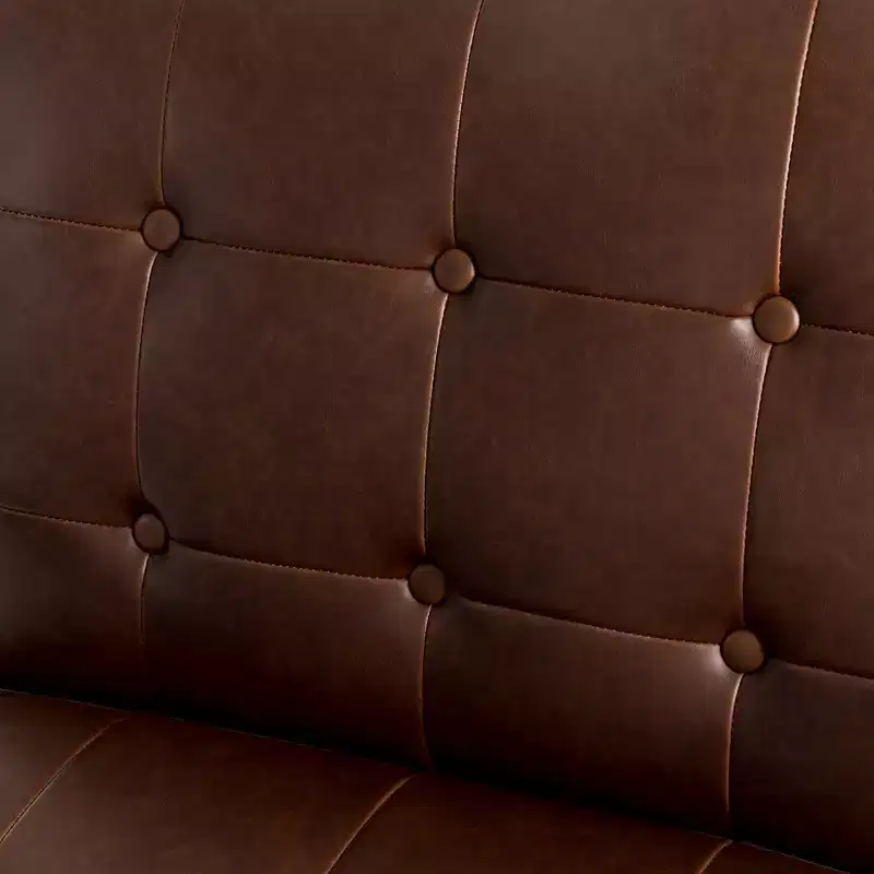 PU Leather Accent Chair - Glitzhome