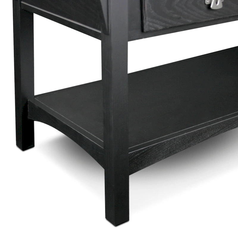 Leick Home Mission Two Drawer Coffee Table with Shelf