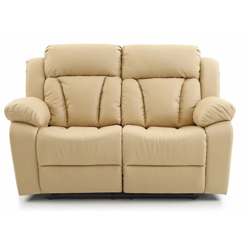Daria Faux Leather Reclining Loveseat