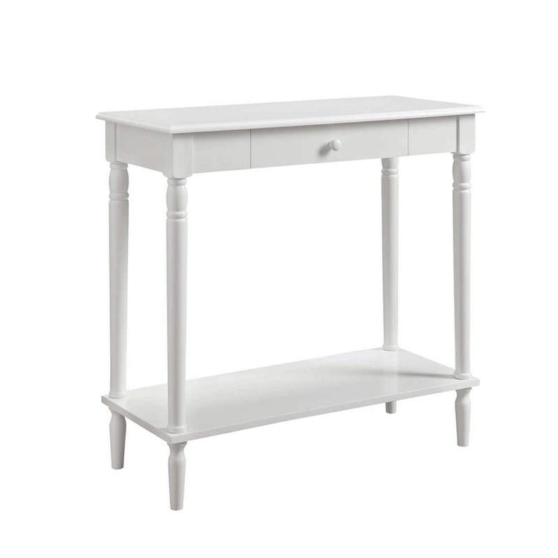 Convenience Concepts French Country 1 Drawer Hall Table with Shelf