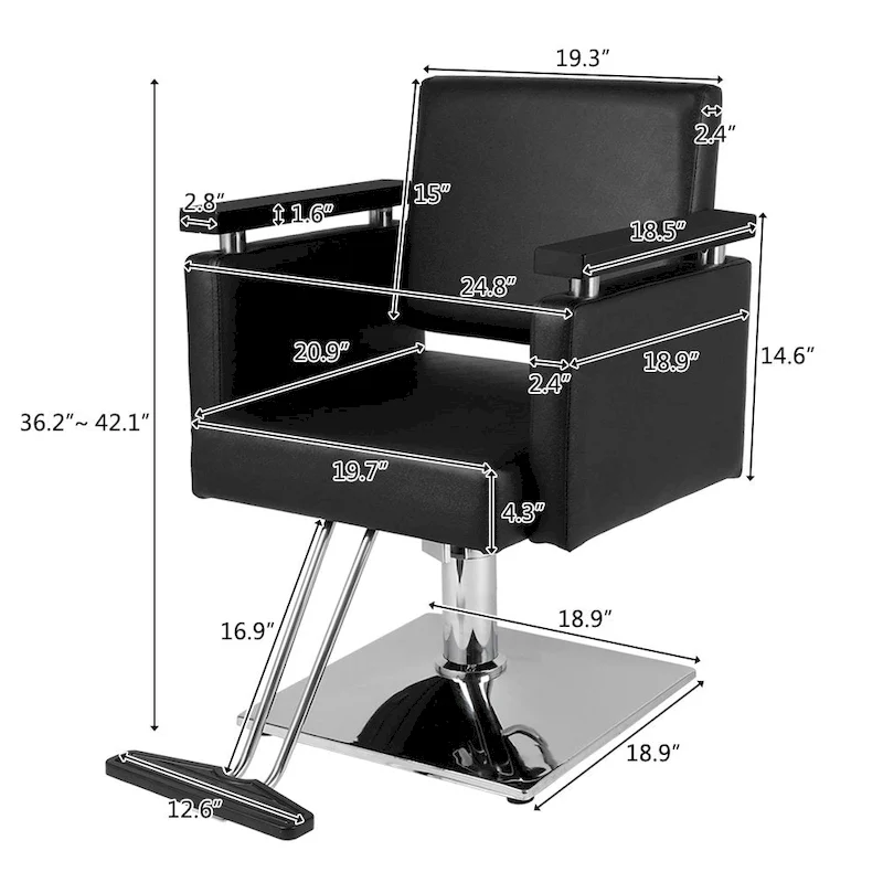 Hair Beauty Equipment Hydraulic Barber Chair Styling Salon Haircut Salon Chair - N/A