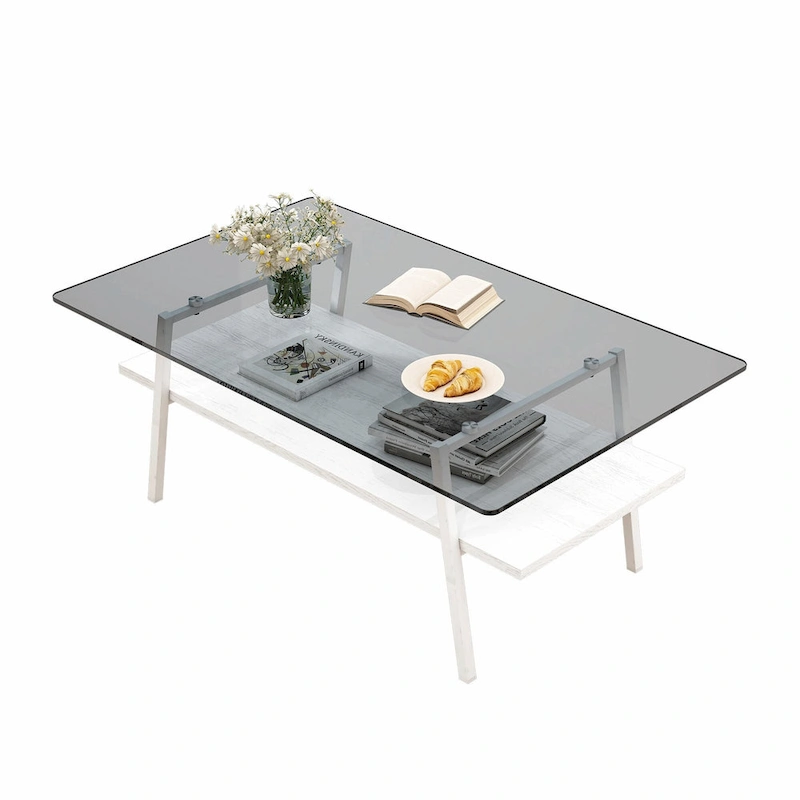 38.58 Rectangle Coffee Table with Modern Design