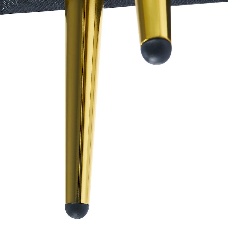 24-inch Modern Upholstered Entryway Bench with Velvet Seat