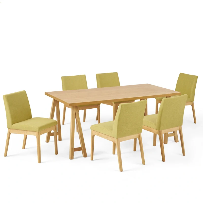 Mid-Century Modern 7 Piece Dining Set by